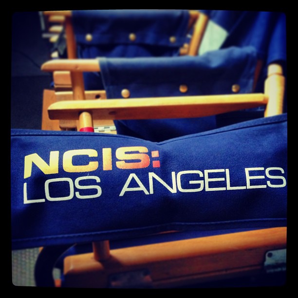 NCIS Los Angeles BTS Picture