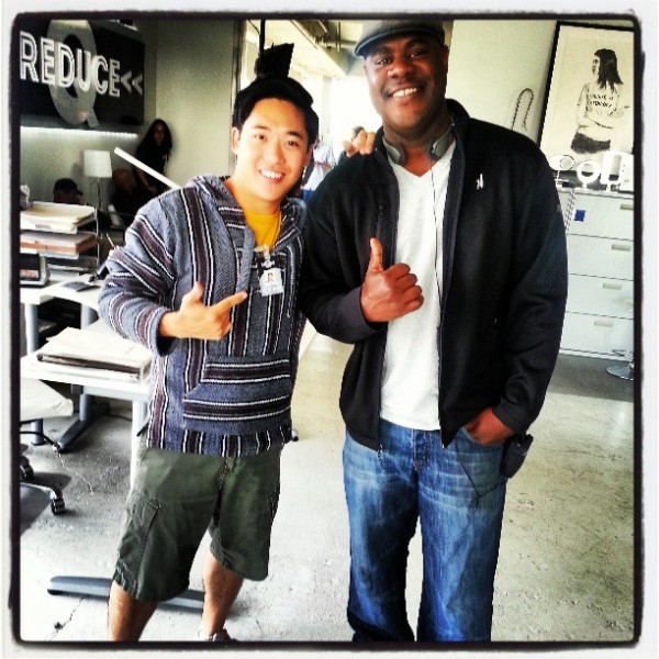 Bobo Chang with NCIS Los Angeles Writer Joey Wilson -- ©RobertBoboChang