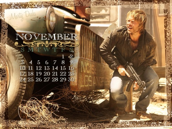 November Calendar Deeks