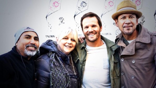 A little #Numb3rs reunion on the NCIS LA set! ; ) -- ©DylanBruno12