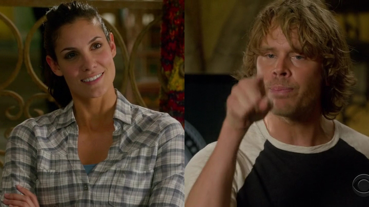 Oh, she's got you on that 'home cooked Italian meal', Deeks.