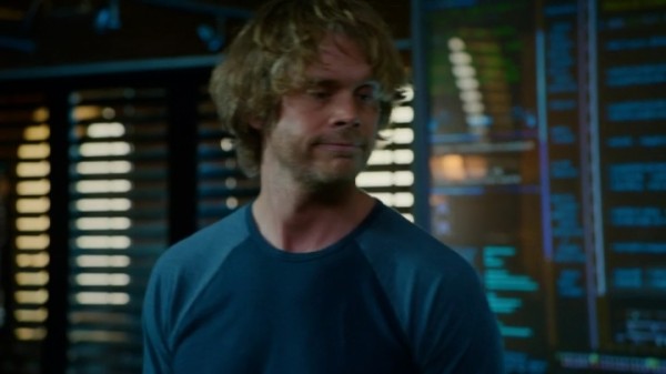 Deeks knew better than to comment on the partner switch here...