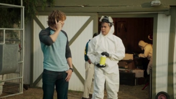 At least the radioactive material is secured... and now get Callen out of there !!