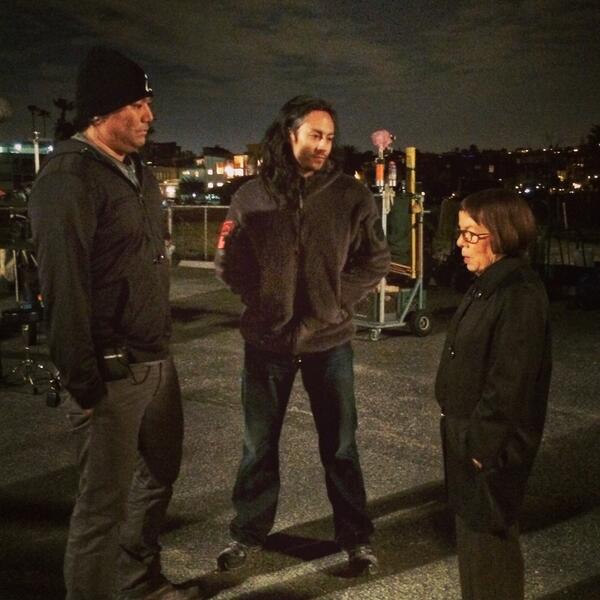 NCIS Los Angeles "Three Hearts" BTS Picture